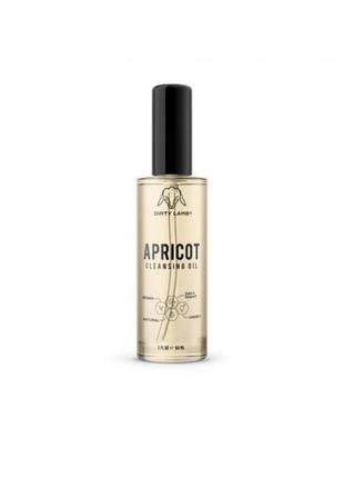 Абрикосова очищувальна олія для обличчя dirty lamb apricot cleansing oil 60 мл