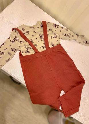 Ромпер комбинезон с кофтинкой винни-пух disney