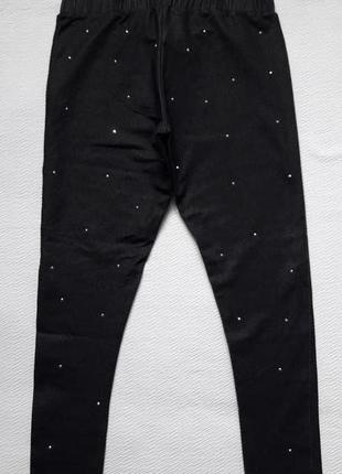 Суперовые лосины леггинсы бриджи под чёрный джинс со стразами limited2 фото