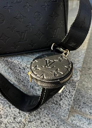 Сумка louis vuitton, multi pochette black7 фото