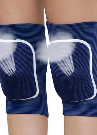 Наколінники resugram sport для танців, гімнастики, волейболу та фітнесу із захисною подушкою комплект 2 шт.  s