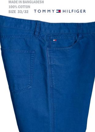 Джинсы tommy hilfiger оригинальные 100% хлопок синий джинс размер 33-324 фото