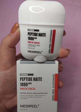 Підтягувальний стік для шиї з пептидним комплексом medi-peel premium naite thread neck stick, 20g