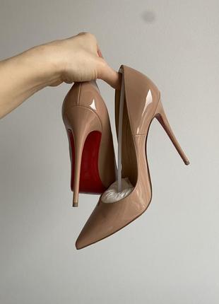 Туфли louboutin soизн.nude.оригинал.2 фото