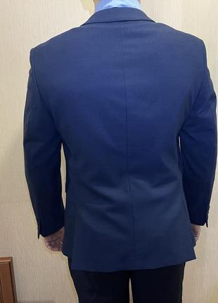 Пиджак темно-синий bosmj3 мужской3 фото