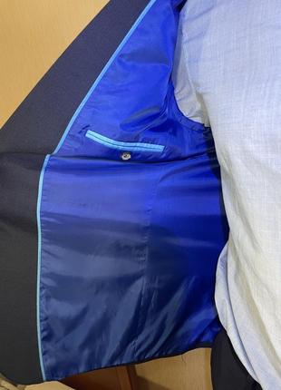 Пиджак темно-синий bosmj3 мужской5 фото