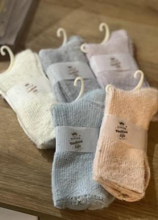 Теплі жіночі шкарпетки / носки / шерсть альпака / вовняні