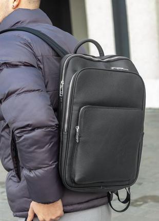 Мужской качественный и стильный рюкзак из натуральной кожи7 фото