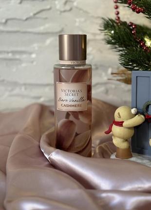 Парфюмированный спрей для тела и волос victoria’s secret bare vanilla cashmere оригинал