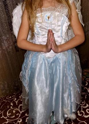 Платье ангел на 8-9 лет.3 фото