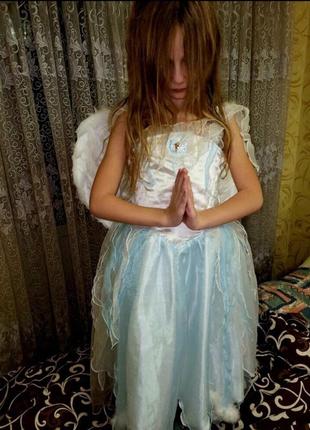 Платье ангел на 8-9 лет.1 фото