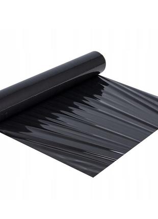 Чорна економічна пакувальна стрейч-плівка 50 см 3 кг (20мкм)1 фото