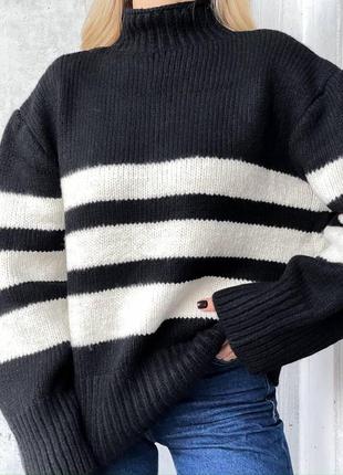 Жіночий светр, теплий светр, об'ємний светр3 фото