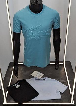 Брендовые футболки lacoste / качественные мужские футболки лакоста