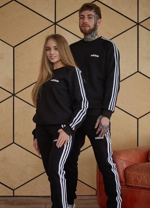 Костюм adidas зима: світшот-штани  2 пари шкарпетки у подарунок5 фото