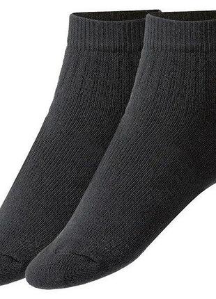 Комплект мужских махровых носков из 2 пар, размер 43-46, цвет черный