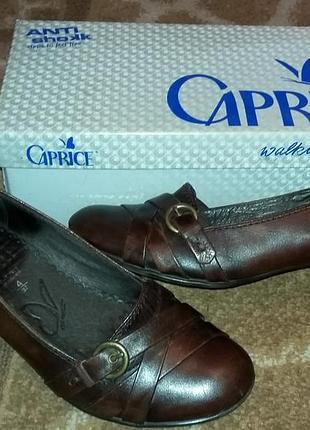 Туфли  caprice на каблуке antishokk walking on air