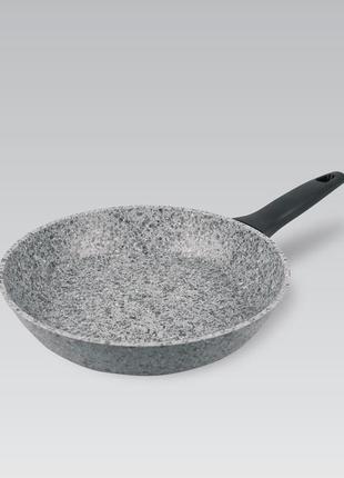 Сковорода з гранітним антипригарним покриттям 24 см maestro mr-1210-24 сковорода з індукційним дном без кришки
