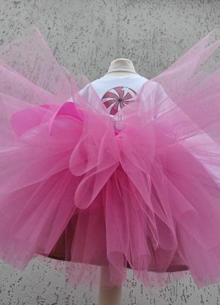 Костюм рожевої цукерки, костюм карамельки, вбрання цукерочки, сукня карамельки5 фото