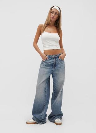 Широкі джинси baggy stradivarius 07356201