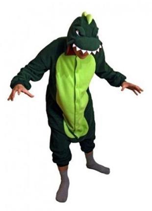 Пижама кигуруми динозавр (дракона) зеленый (s)2 фото