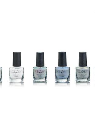 Набор жидких втирок gloss set 2, 6 шт