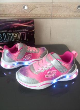 Кроссовки skechers s-lights 35 р (23 см)1 фото