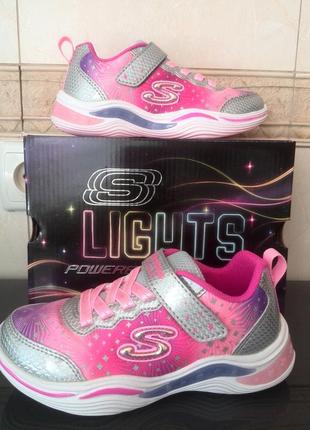 Кроссовки skechers s-lights 35 р (23 см)4 фото