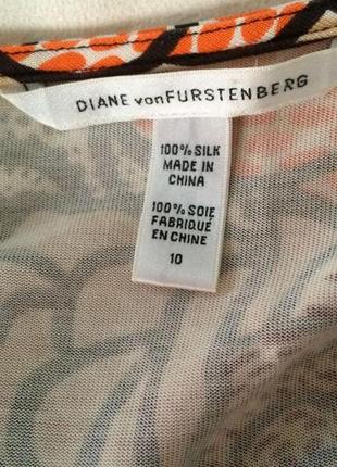 Diane von furstenberg свободное платье сарафан шелк джерси 46 487 фото