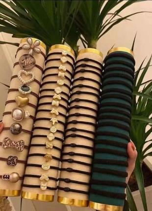 Резинка для волос, 60шт, высокоэластичная