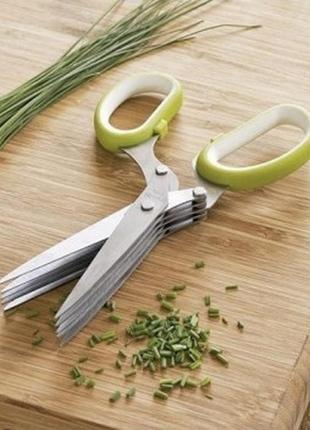 Ножиці для зелені 5 лез1 фото