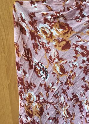 Брендовий натуральний великий літній легкий шарф шарфик палантин4 фото