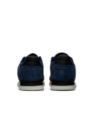 Мужские кроссовки reebok classic m dark blue white 416 фото