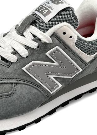 Женские кроссовки n balance 574 premium gray reflective 369 фото