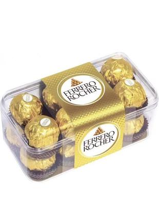 Шоколадні цукерки ferrero rocher 200 г1 фото