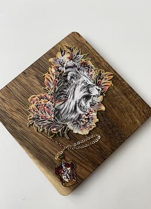 Закладка для книги, металлическая, гриффиндор, гарри поттер