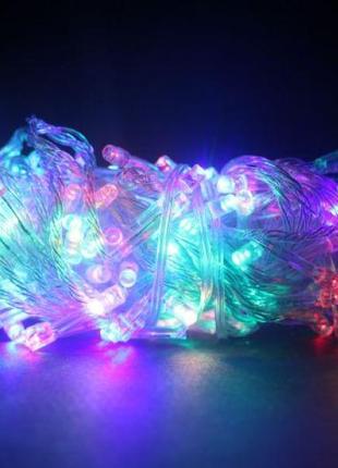 Гирлянда светодиодная xmas led 200 м-1 мультицветная1 фото