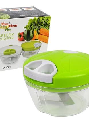 Кухонний ручний подрібнювач nicer dicer ly-6063 фото