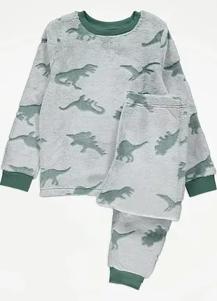 Теплая пижама динозавр