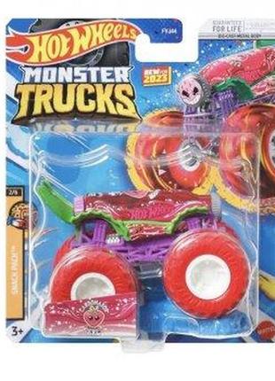 Машинка-внедорожник hot wheels monster trucks 1:64 carbonator fyj44/hlr88