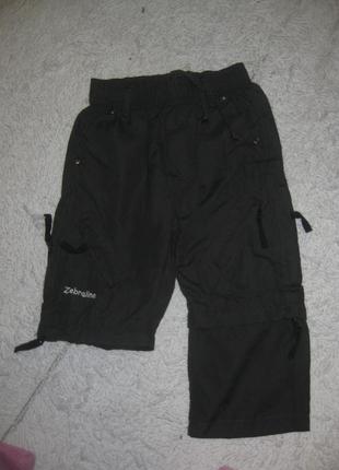 Летние штаны бриджи  на широкой резинке2 фото