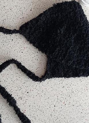 Чепчик, хутро, фактура лама