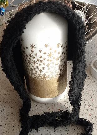 Чепчик, хутро, фактура лама