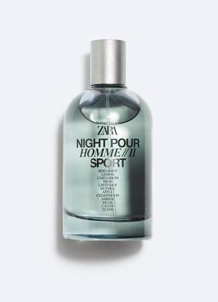 Чоловічі парфуми zara night pour homme ii sport