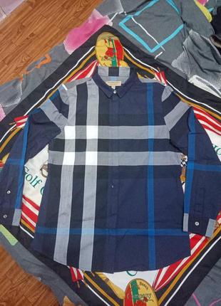 Женская рубашка burberry blue giantstar