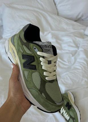 Кроссовки new balance 990 black/green