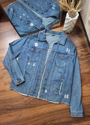 Джинсовка, джинсовая куртка, джинсовый пиджак1 фото