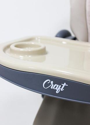 Стільчик для годування el camino 1115-w craft, beige