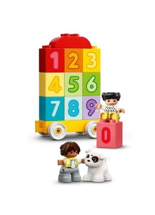 Конструктор lego duplo поезд с цифрами учимся считать 23 детали (10954)4 фото