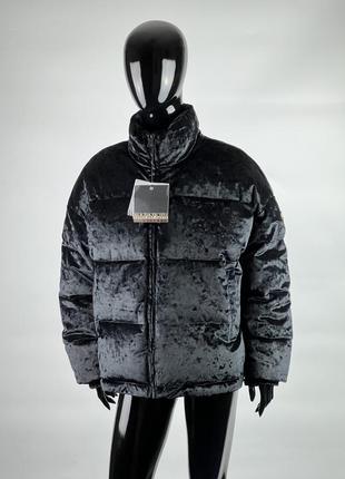 Зимняя велюровая куртка оригинал1 фото